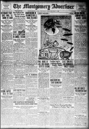 The Montgomery Advertiser, May 8, 1924 - Florida Western and Northern Railroad