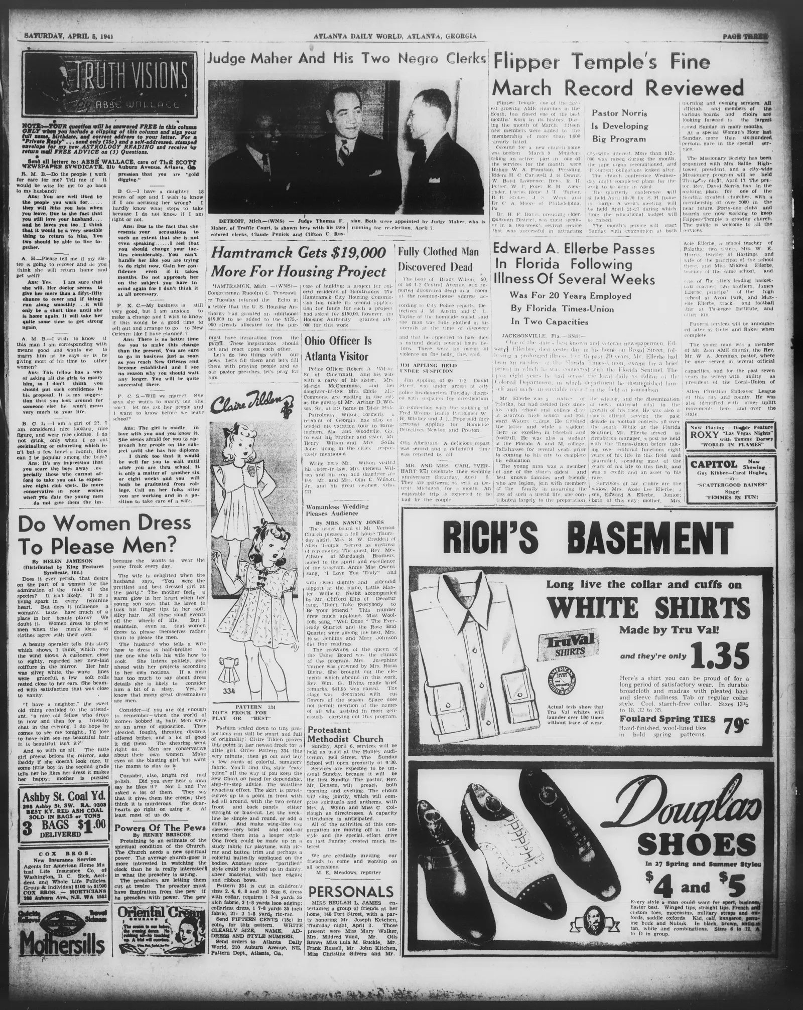 Atlanta Daily World, April 5, 1941, Page 3