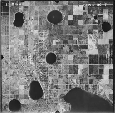 Avon Park from the air, 24 November 1944