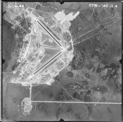 Avon Park Army Airfield from the air, 4 March 1944