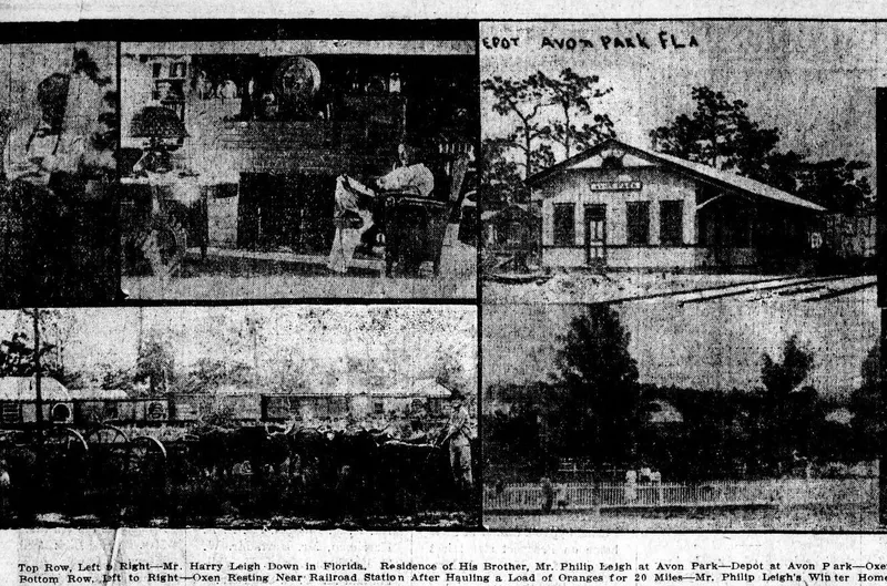 Winter scenes at Avon Park, 1913