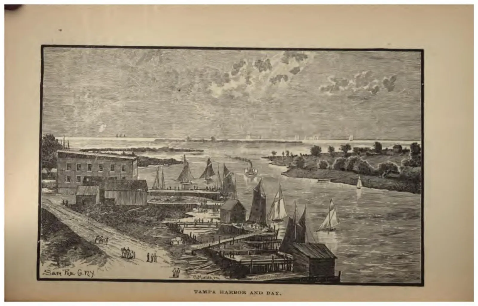 Tampa Harbor and Bay (Crosby, 1887)