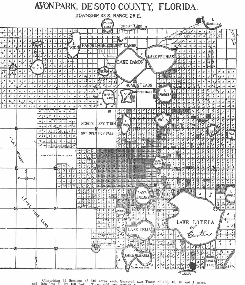 The First Hundred Years of Avon Park, Florida, page 4, figure 1