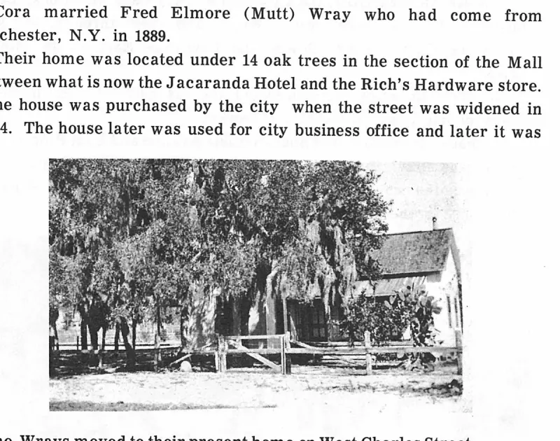 The Wrays moved to their present home on West Charles Street