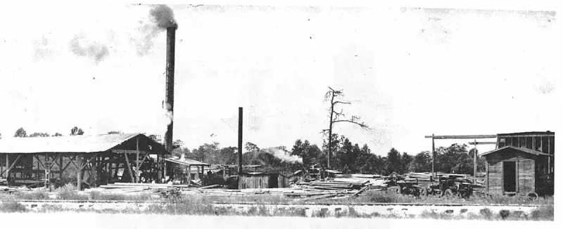 The C. R. Ginn Lumber Company was located south of LaGrande Street between the Atlantic Coast Line Railroad