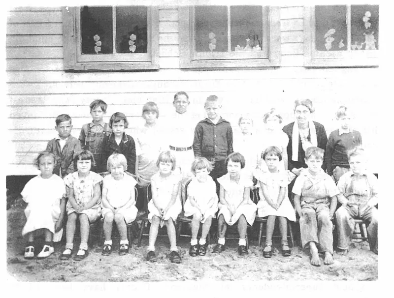THE CRATE MILL SCHOOL was opened in 1920 for children whose families lived and worked at the crate mills
