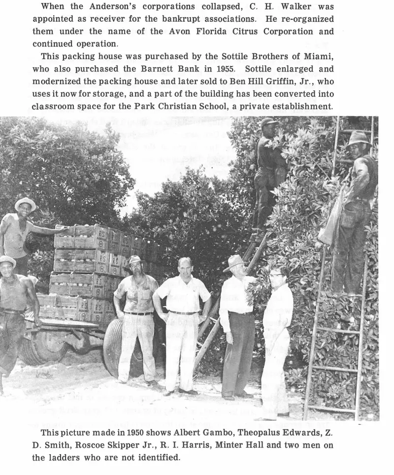 This picture made in 1950 shows Albert Gambo, Theopalus Edwards, Z. D. Smith, Roscoe Skipper Jr