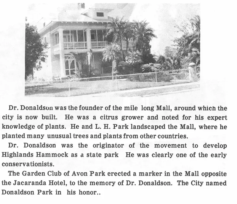 The First Hundred Years of Avon Park, Florida, page 159, figure 2