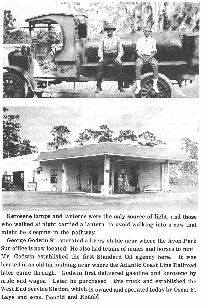 Kerosene lamps and lanterns were the only source of light