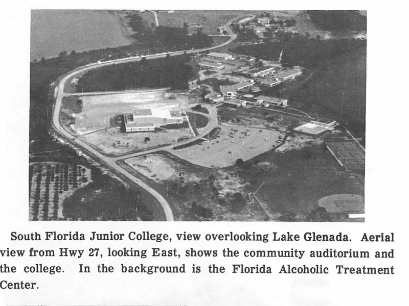 South Florida Junior College, view overlooking Lake Glenada