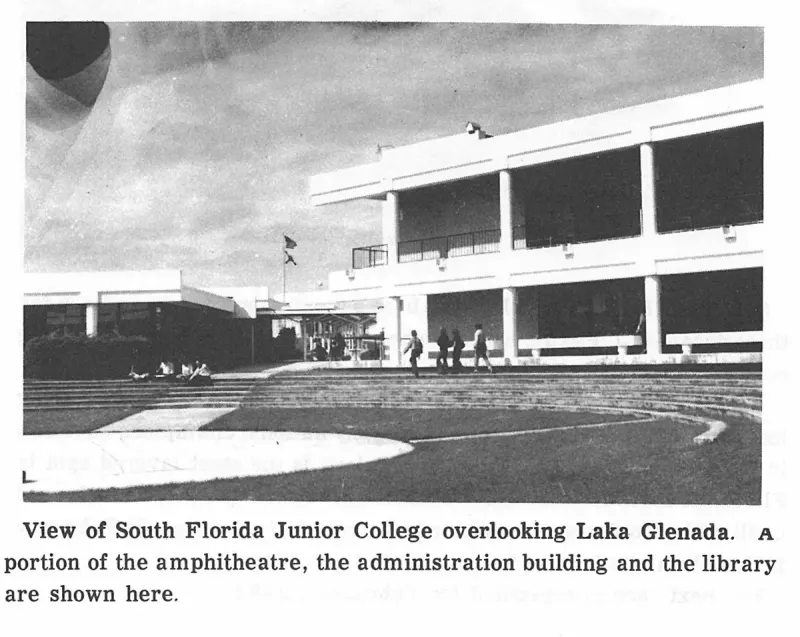 View of South Florida Junior College overlooking Laka Glenada