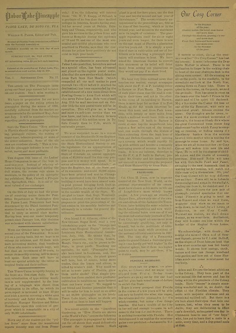 Page 4 of The Pabor Lake Pineapple, Vol. 1 No. 12