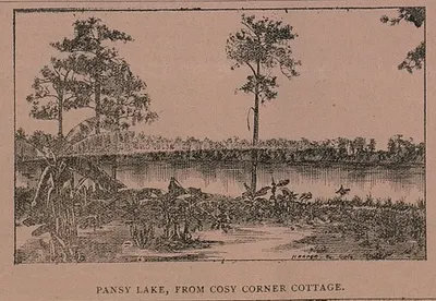 Pansy Lake from Cosy Corner Cottage, 1895